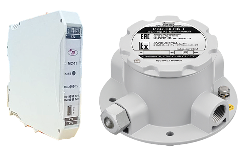 Адресное оборудование RS-485 Modbus RTU для систем автоматизации и противопожарной защиты